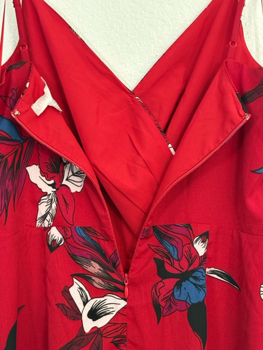 Chelsea28 Sleeveless Floral Faux Wrap Midi Dress - Picture 7 of 13